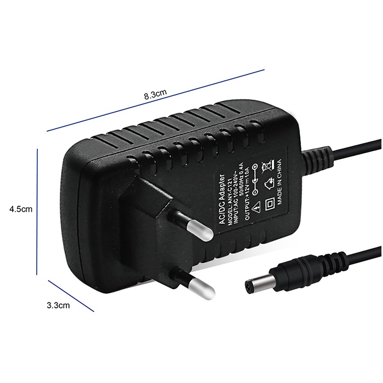 Nguồn adapter 12V 2A cho camera, thiết bị điện tử