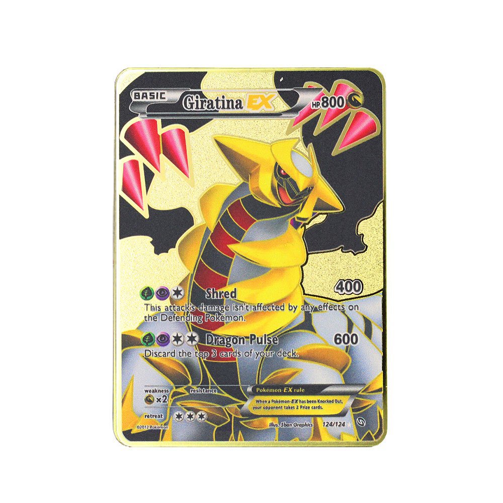 Bộ Thẻ Bài Pokemon 10000hp Arceus Vmax Yu Gi Oh PIK Bằng Kim Loại