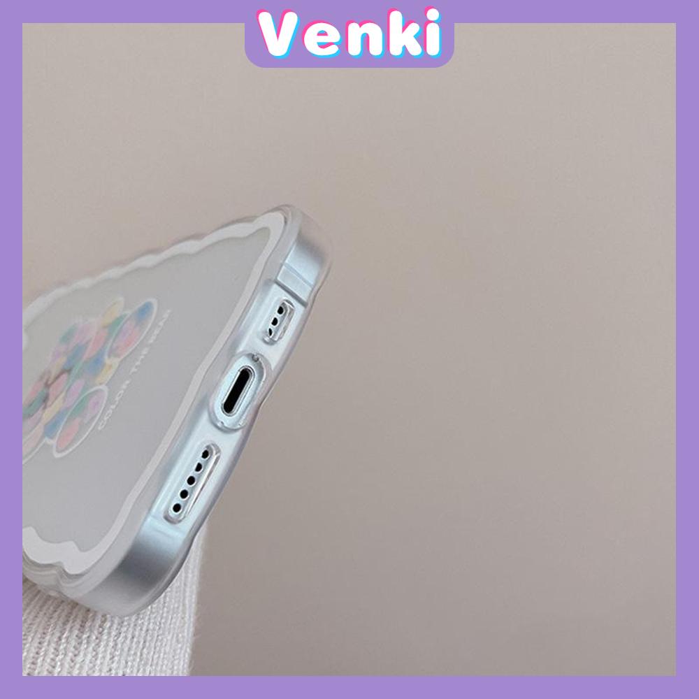 Ốp Điện Thoại Silicon Mềm Chống Trượt Chống Sốc In Hình Gấu Trắng Cho iPhone 13 Pro Max 12 Pro Max 11 7 Plus