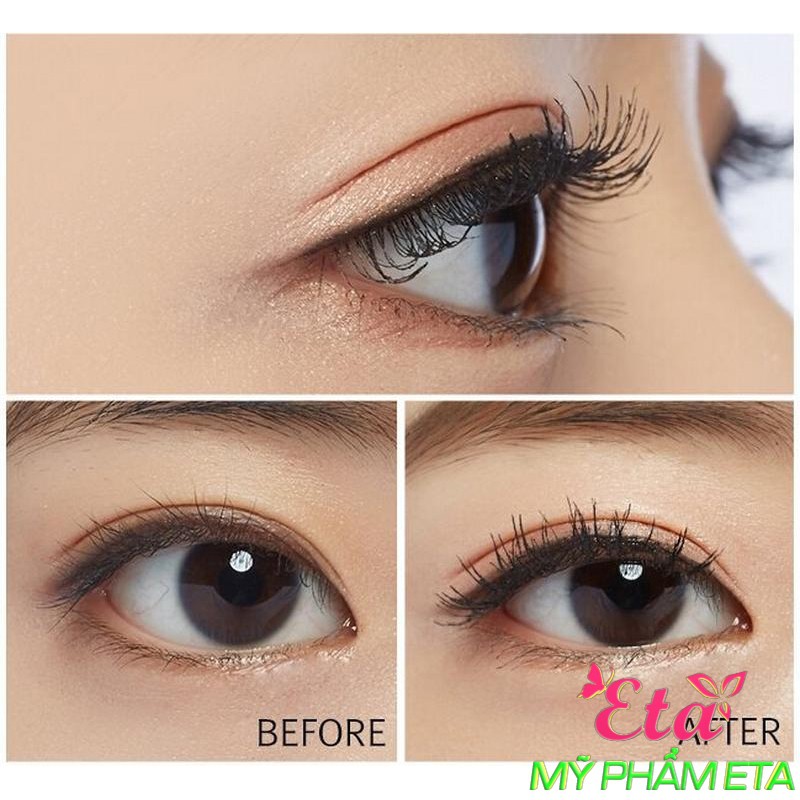 Mascara chuốt mi The Face Shop Gold Collagen Volume TFS Mascara dưỡng mi uốn cong