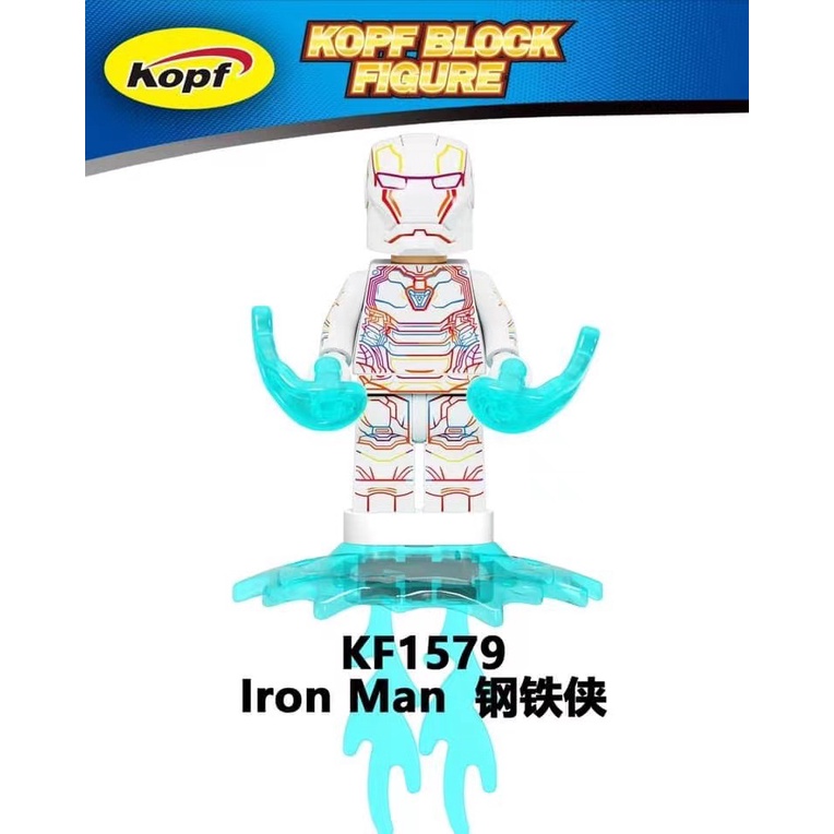Minifigures Các Nhân Vật Marvel DC Spiderman Tiến Sĩ Bạch Tuộc Người Sắt Ironman Captian KF6145 - Đồ Chơi Lắp Ráp Mini