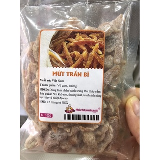 Trần bì / mứt vỏ cam 100 gr