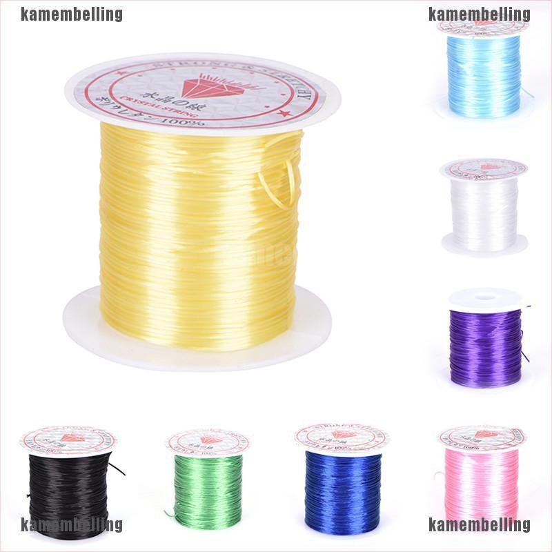 Cuộn Dây Xỏ Hạt Pha Lê Co Giãn 0.8mm Dùng Làm Trang Sức Thủ Công DIY