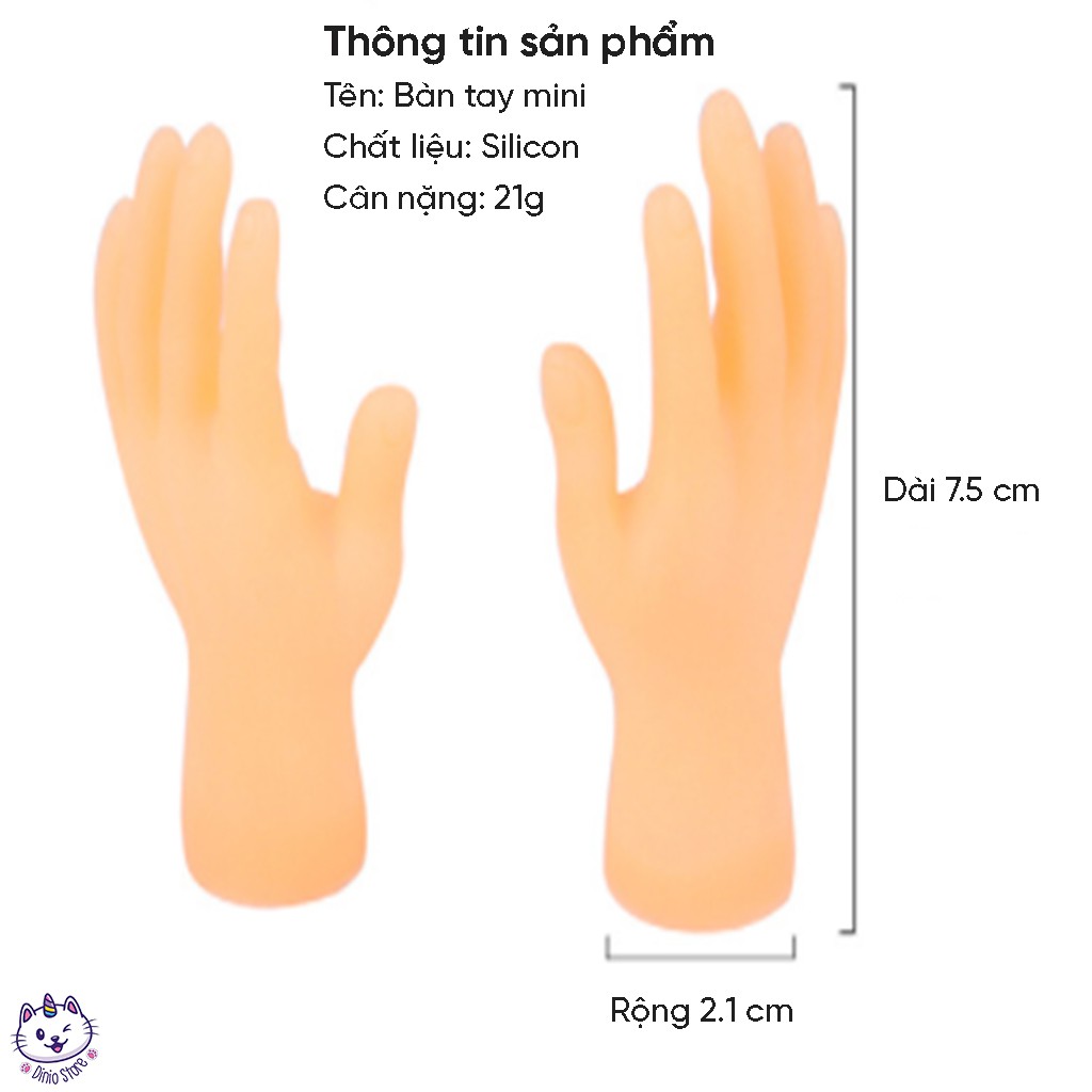 Đồ chơi bàn tay mini thử giãn, chơi đùa cùng BOSS an toàn - diniopet