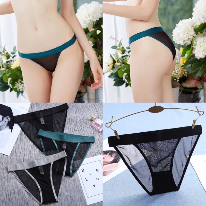 ♥️ Shop Uy Tín ♥️Quần lót nữ, Quần lót ren lưới sexy dây lưới tàng hình Q8840