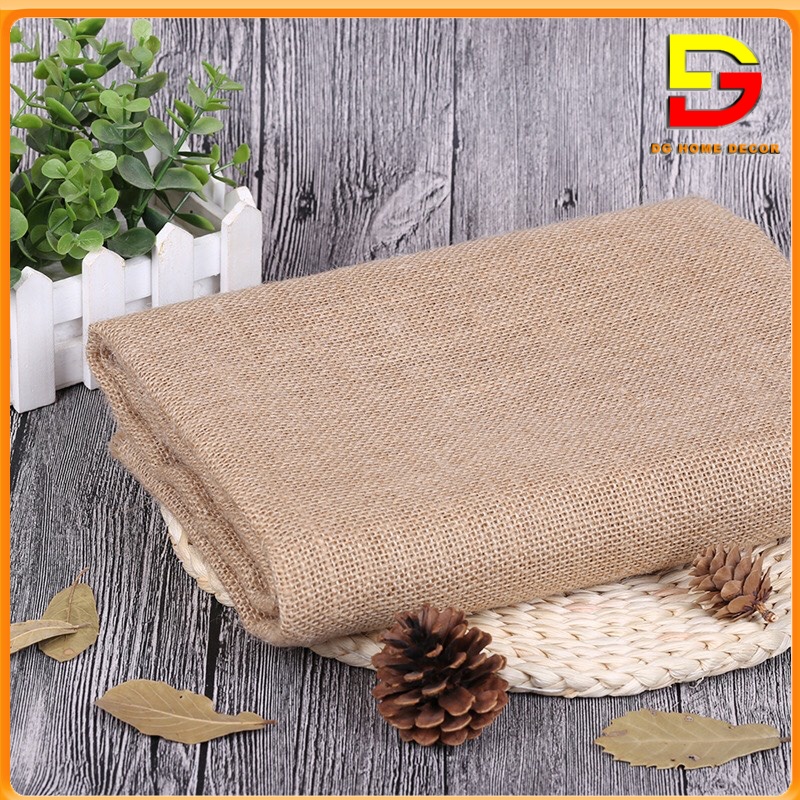 Vải Bố Thô Vải Gai Khổ 1M2 Trang Trí Nhà Làm Đồ HandMade Decor Phông Chụp Ảnh DG-79