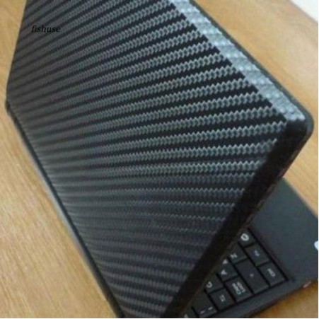 Cuộn giấy dán decal sticker nóc trần xe xe hơi ô tô chất liệu sợi carbon tấm cacbon cabon màu đen 3D 127cm x 30cm