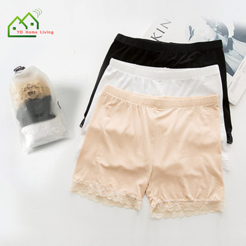 Quần Lót Lụa Phối Ren Cho Nữ
