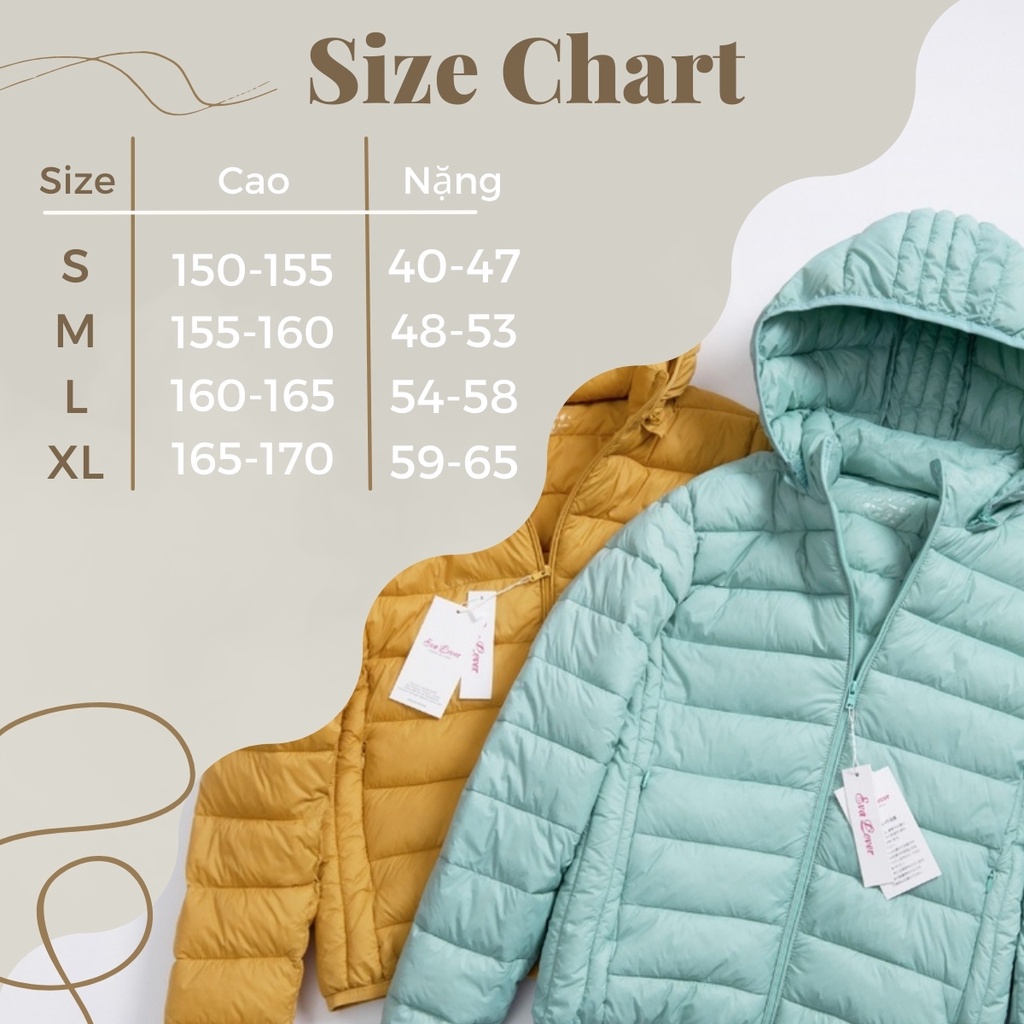 Áo Phao Nữ EvaFashionStylist Có Mũ Dáng Ngắn, Áo Khoác Siêu Nhẹ Chính Hãng Phong Cách Hàn Quốc
