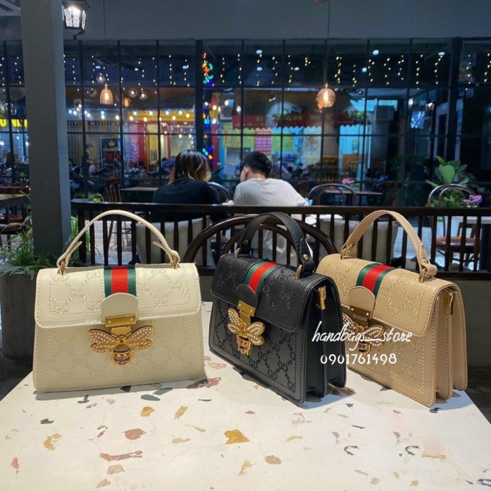 ❣️FREESHIP❣️ Túi Thời Trang Nữ Khóa Ong Ba Ngăn Siêu Hot 2021 shop handbags_store tuyển sỉ