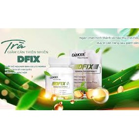 Viên Uống Giảm Cân Dfix - Trà Giảm Cân Thiên Nhiên Dfix -  Damode [hàng nhập khẩu Hàn Quốc]