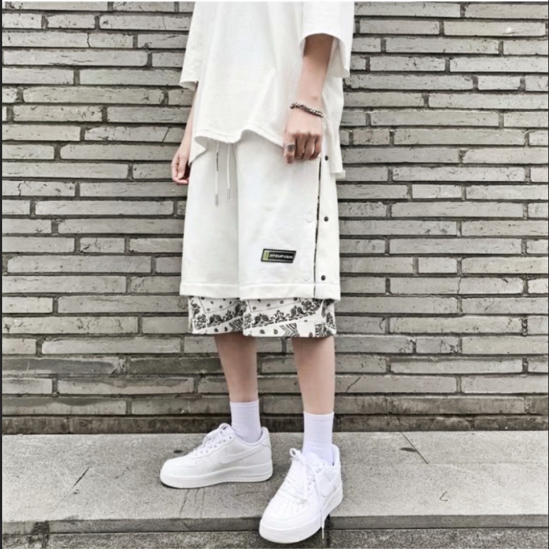 Quần Đùi Thể Thao Ống Rộng Màu Trơn Thời Trang Dành Cho Nam Giới | BigBuy360 - bigbuy360.vn