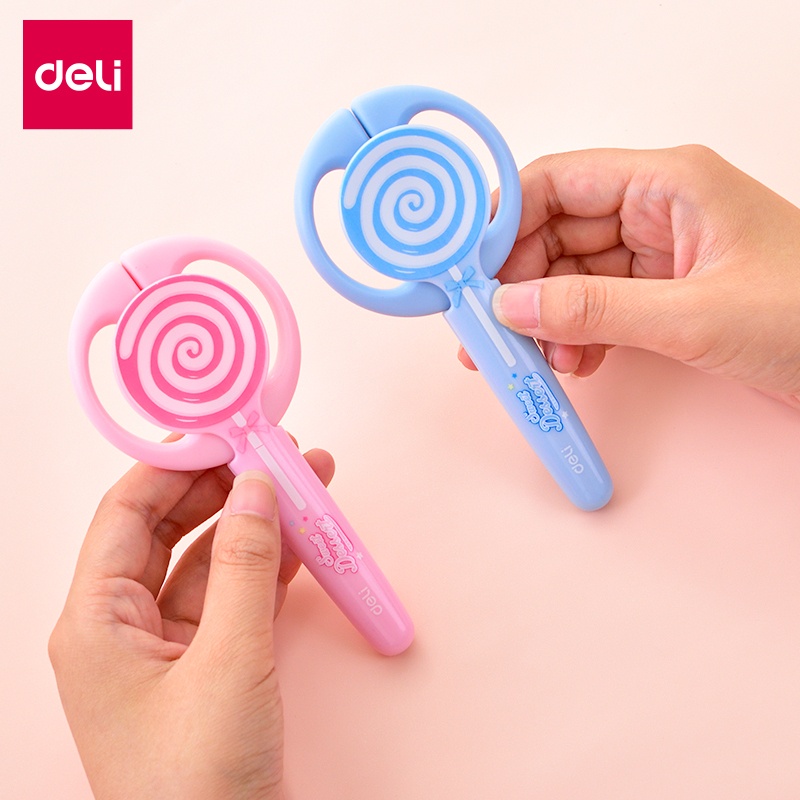 Kéo cắt có tay cầm an toàn dễ thương cho bé DIY