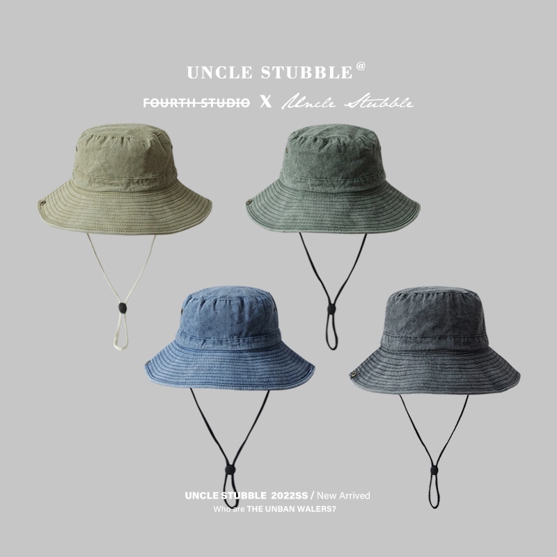 Nón Tai Bèo Che Nắng Vành Rộng Kiểu Cao Bồi Nhật Bản Harajuku Cho Nam Và Nữ