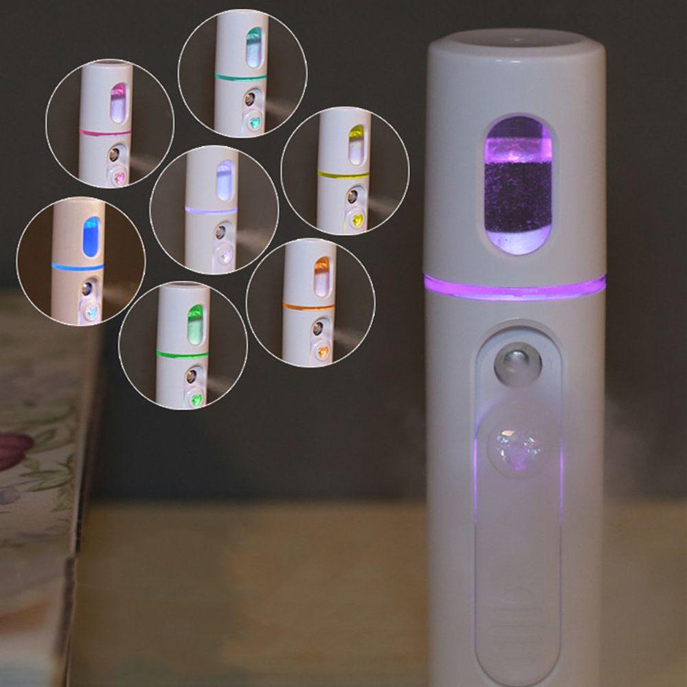 AROMA Máy Phun Sương Nano Dưỡng Ẩm Chăm Sóc Da Mặt Sạc USB