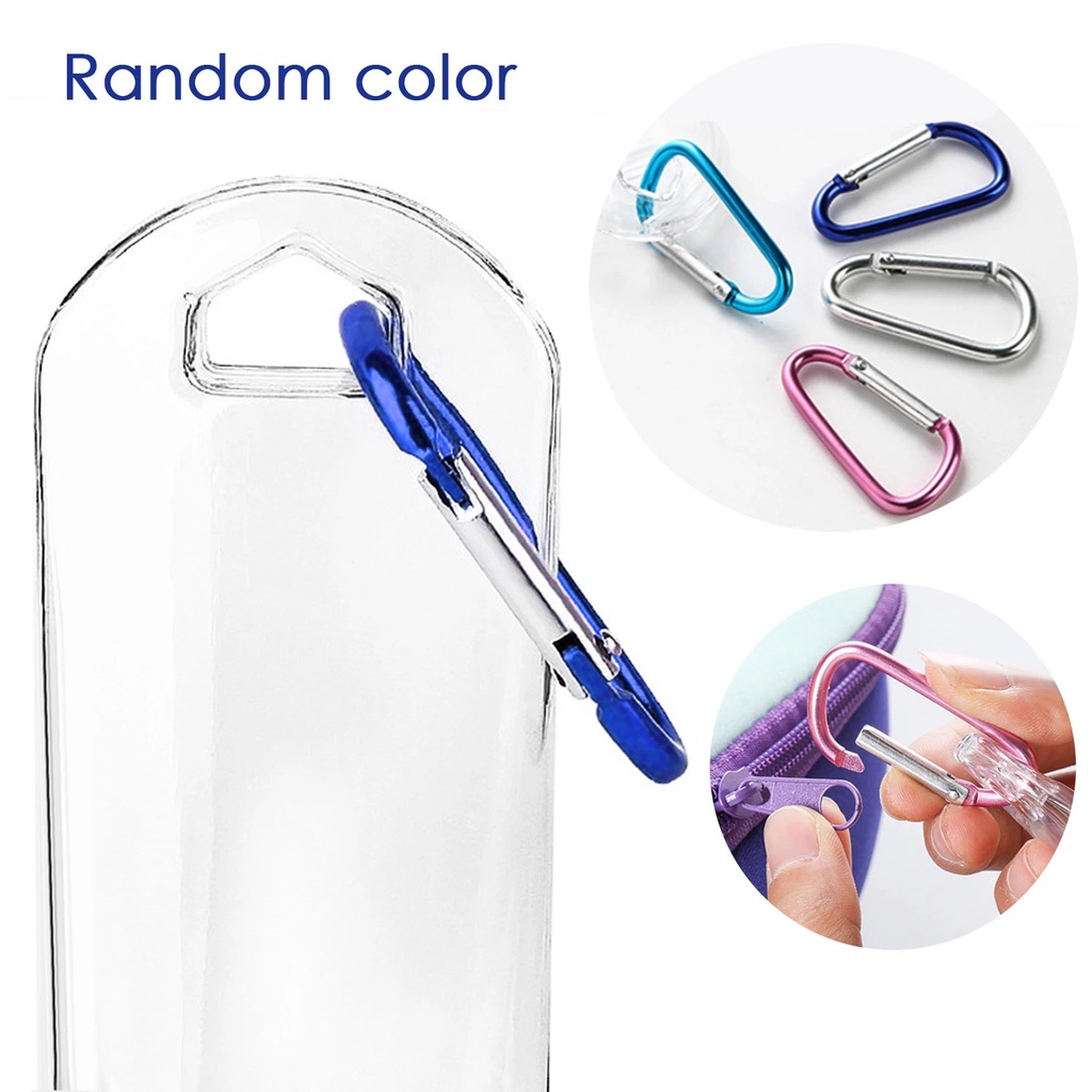 Bình xịt rửa tay mini trong suốt chống rò rỉ kèm móc khóa