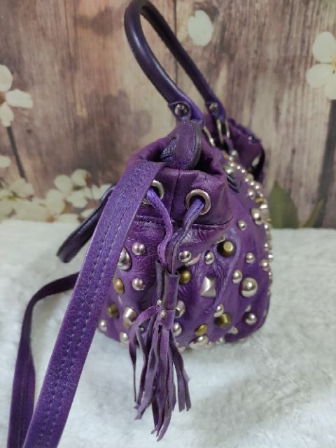 Túi si hàng hiệu. Lancaster. Tím