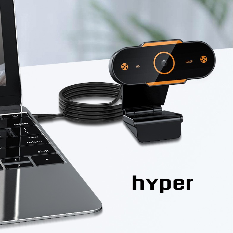High-definition webcam laptop desktop with microphone, used for online school live video call, company meeting, work, home video-2K/1080p/720p/480p