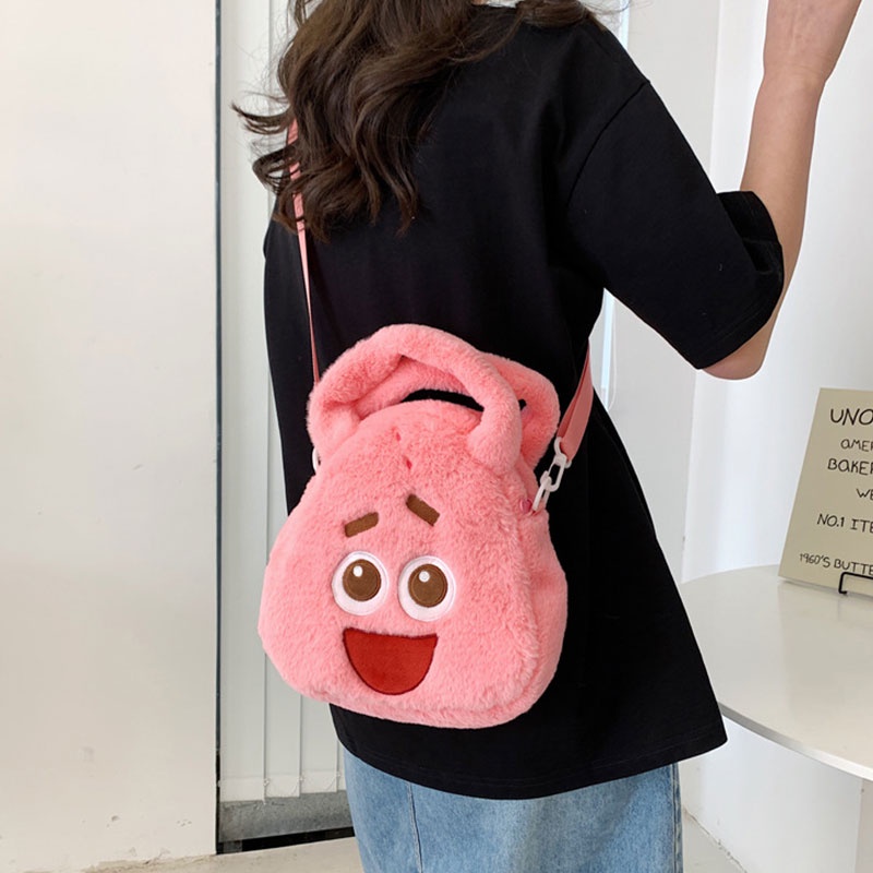 Túi đeo chéo YADOU nhồi bông phong cách hoạt hình dễ thương cho bé