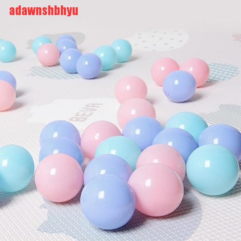 Bộ 100 / 200 Bóng Nhựa Mềm Nhiều Màu Sắc Vui Nhộn Cho Bé