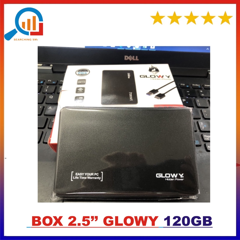Box ổ cứng Gloway USB 3.0 G21U3 / G22U3 ( trong suốt và màu đen) - Sản phẩm chính hãng !!!