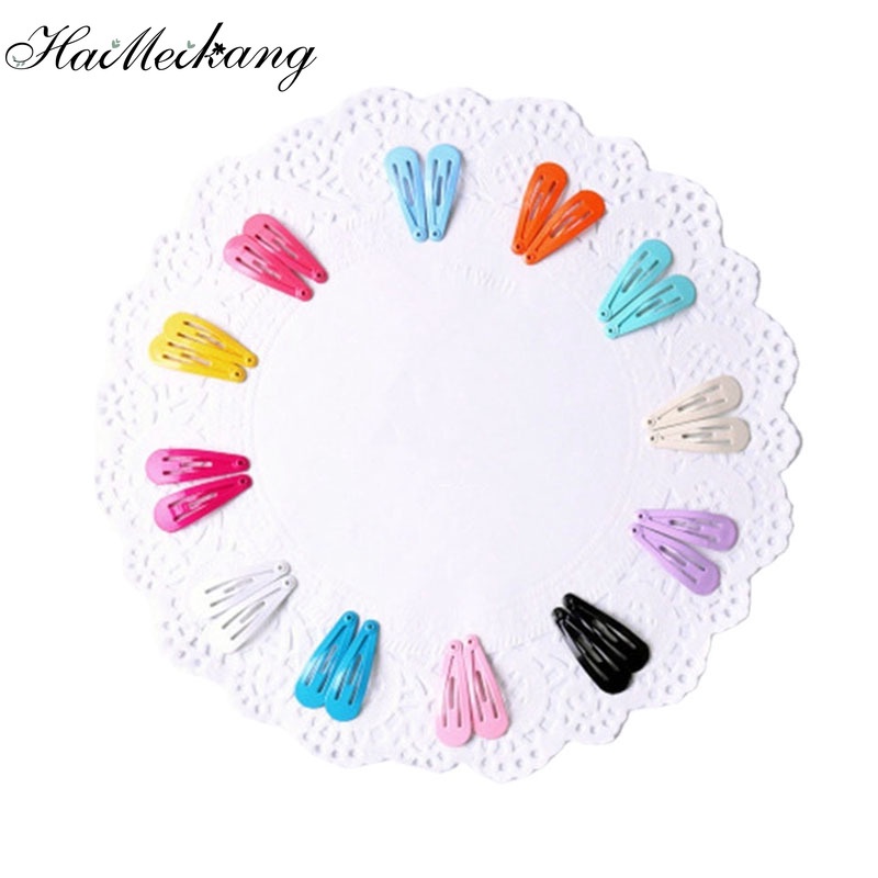 Set 50 kẹp tóc Haimeikang nhỏ màu kẹp phong cách Hàn Quốc thời trang