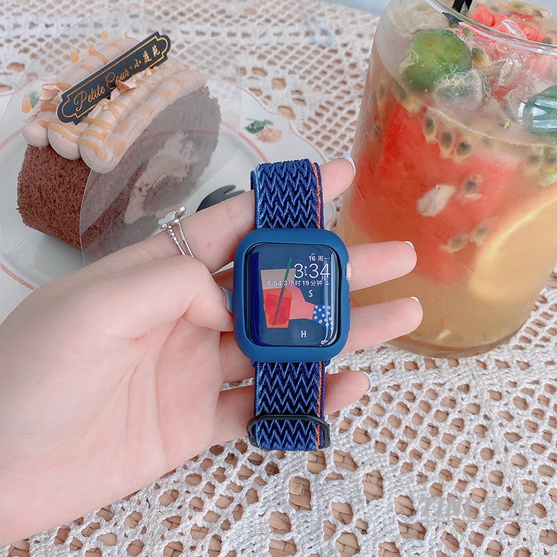 Dây đeo thể thao thích hợp cho đồng hồ Apple Iwatch 7 / 6 / 5 / 4 / 3 / Se Iwatch 38mm 40mm 41mm 42mm 44mm 45mm