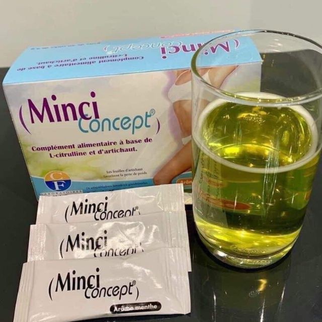 Thức uống Giảm mo Minci concept nội địa Pháp