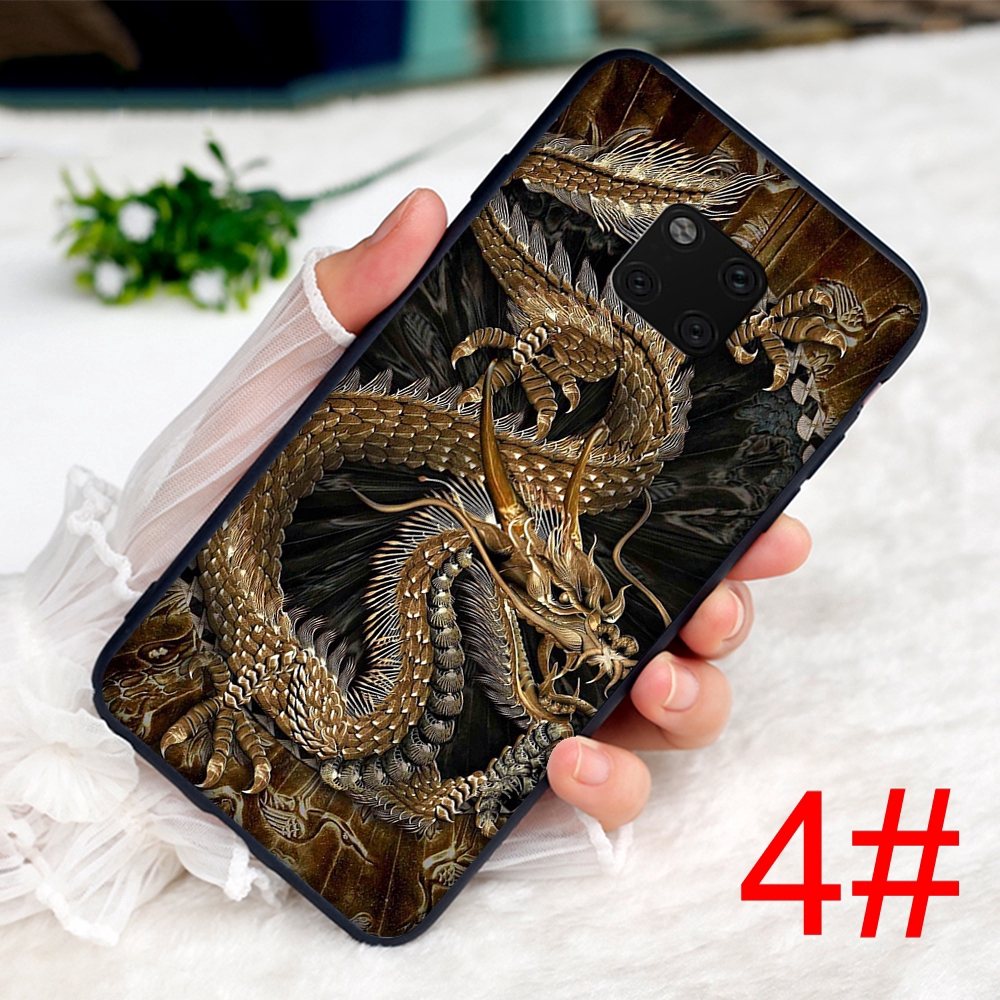 Ốp điện thoại mềm hình rồng Trung Hoa cho Samsung J2 Core J4 Plus J5 Prime J6 J8 Pro