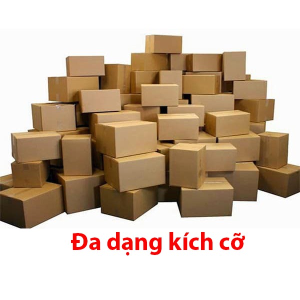 52x36x12 Combo 10 hộp carton giá rẻ đóng hàng mỹ phẩm, giày dép, quần áo, phụ kiện Hà Nội