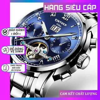 Đồng hồ cơ nam kinyued jayden - dây thép đúc đặt - máy automatic cao cấp