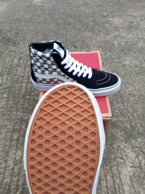 Giày Thể Thao Vans Sk8 Hi Pro Supreme Màu Đen Thời Trang Cho Nam