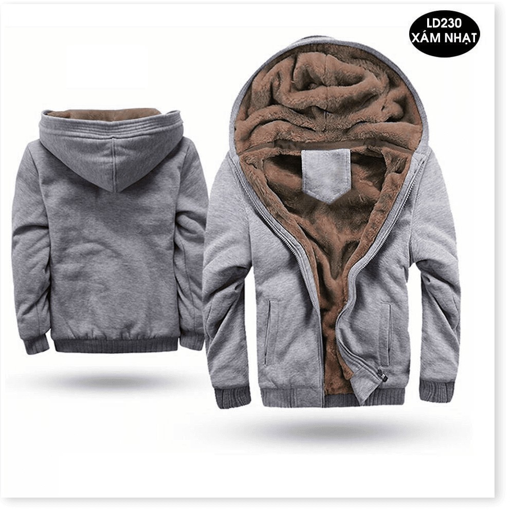 ÁO KHOÁC NAM /ÁO KHOÁC NAM NỈ NGOẠI LÓT LÔNG GIỮ NHIỆT SIÊU ẤM ÁP CHO MÙA ĐÔNG CÓ SIZE 3XL THỜI TRA