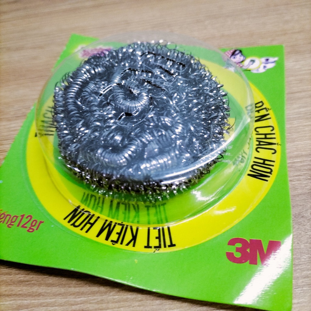 Miếng Cước Cọ Rửa Siêu Bền Inox Scotch-Brite 3M