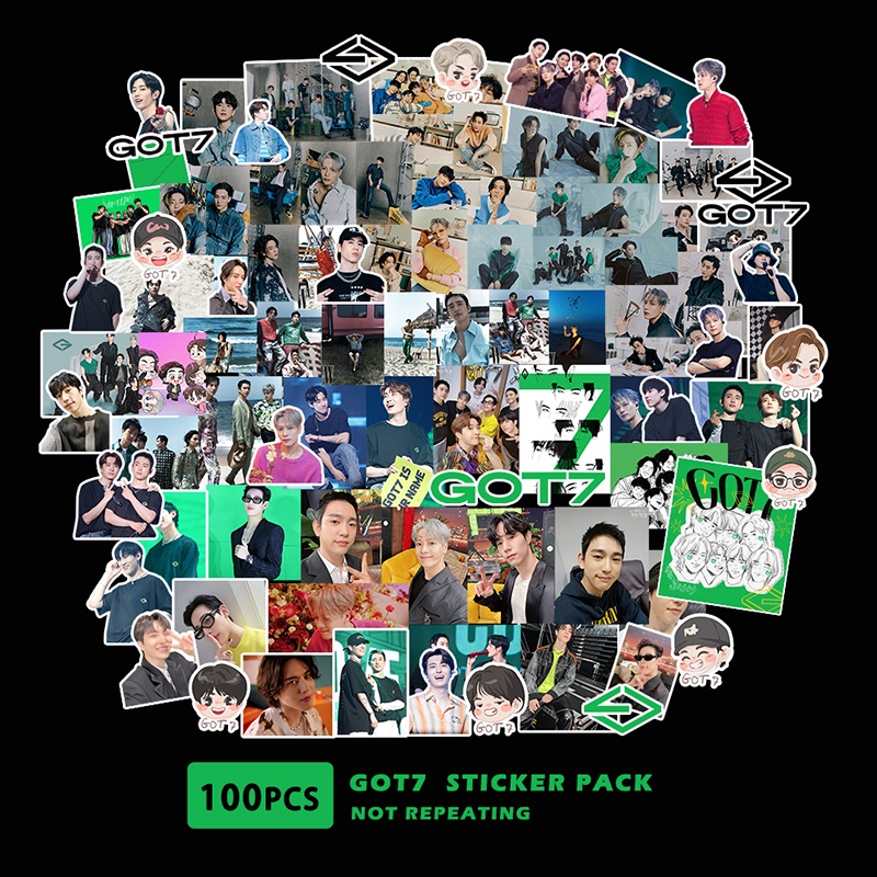 Set 100 Sticker GOT7 Dán Trang Trí