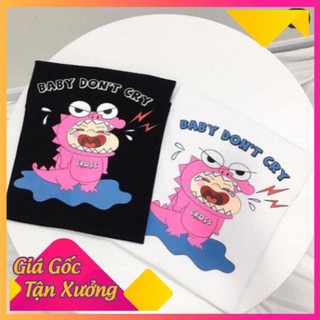 Áo thun tay lỡ nam nữ baby Don't cry - Bin2312