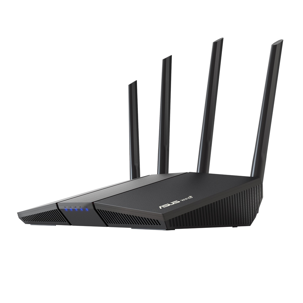 Bộ Phát Wifi 6 Asus RT-AX55 Băng Tầng Kép,Chuẩn AX1800, Chíp Xử Lý Quad-Core1,5Ghz