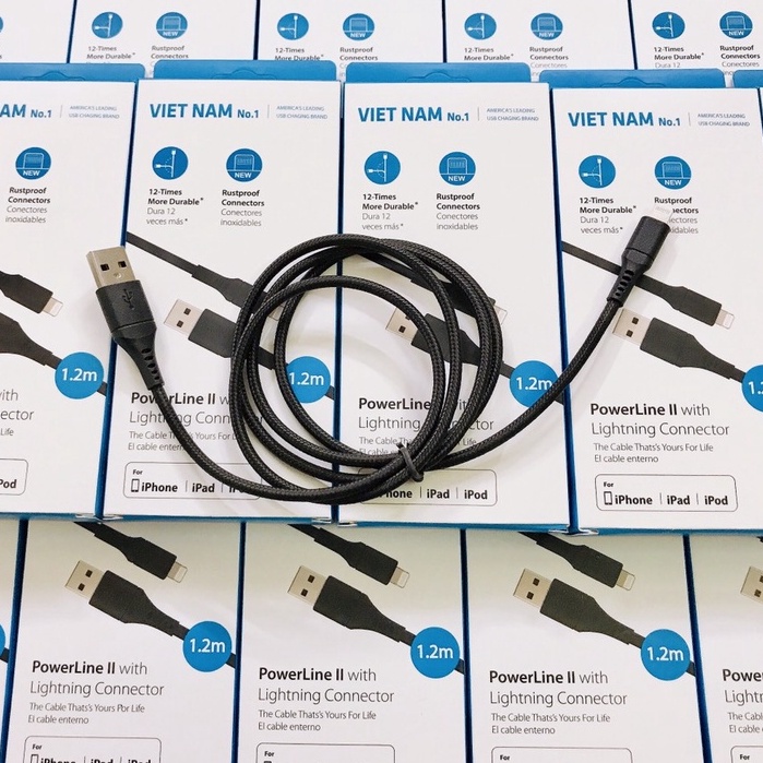 Dây sạc nhanh STP VN No1 Cáp sạc IP 15W 1m2 xịn sò dùng cho tai nghe bluetooth sạc dự phòng IP 7|8|X|XS|XSMAX|11|11Pro|6
