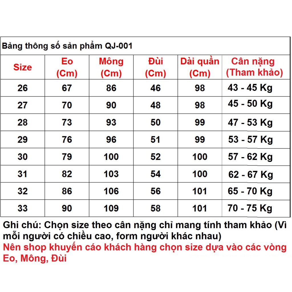 Quần jean nữ lưng cao, co giãn - QJ-001i