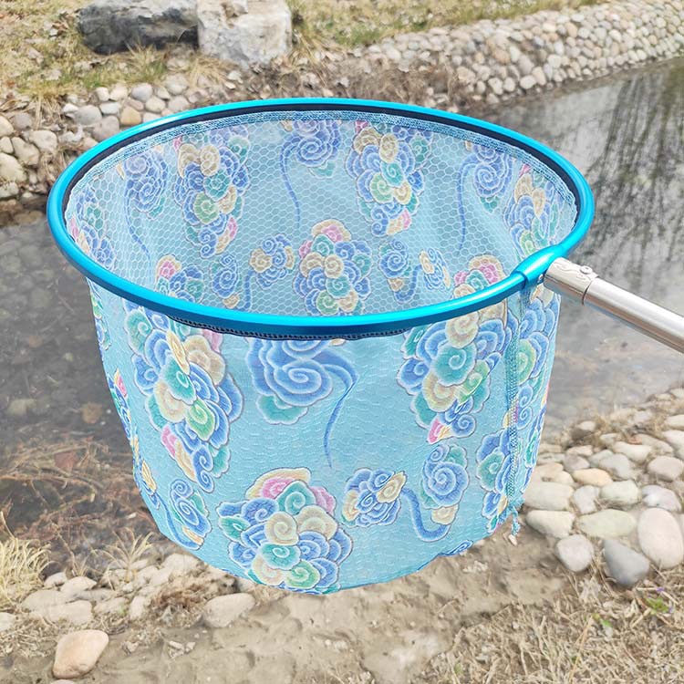 Mặt Vợt Cá Cacbon Siêu Nhẹ Khả Năng Chịu Lực Tốt Vành Tròn 40,45 Cm