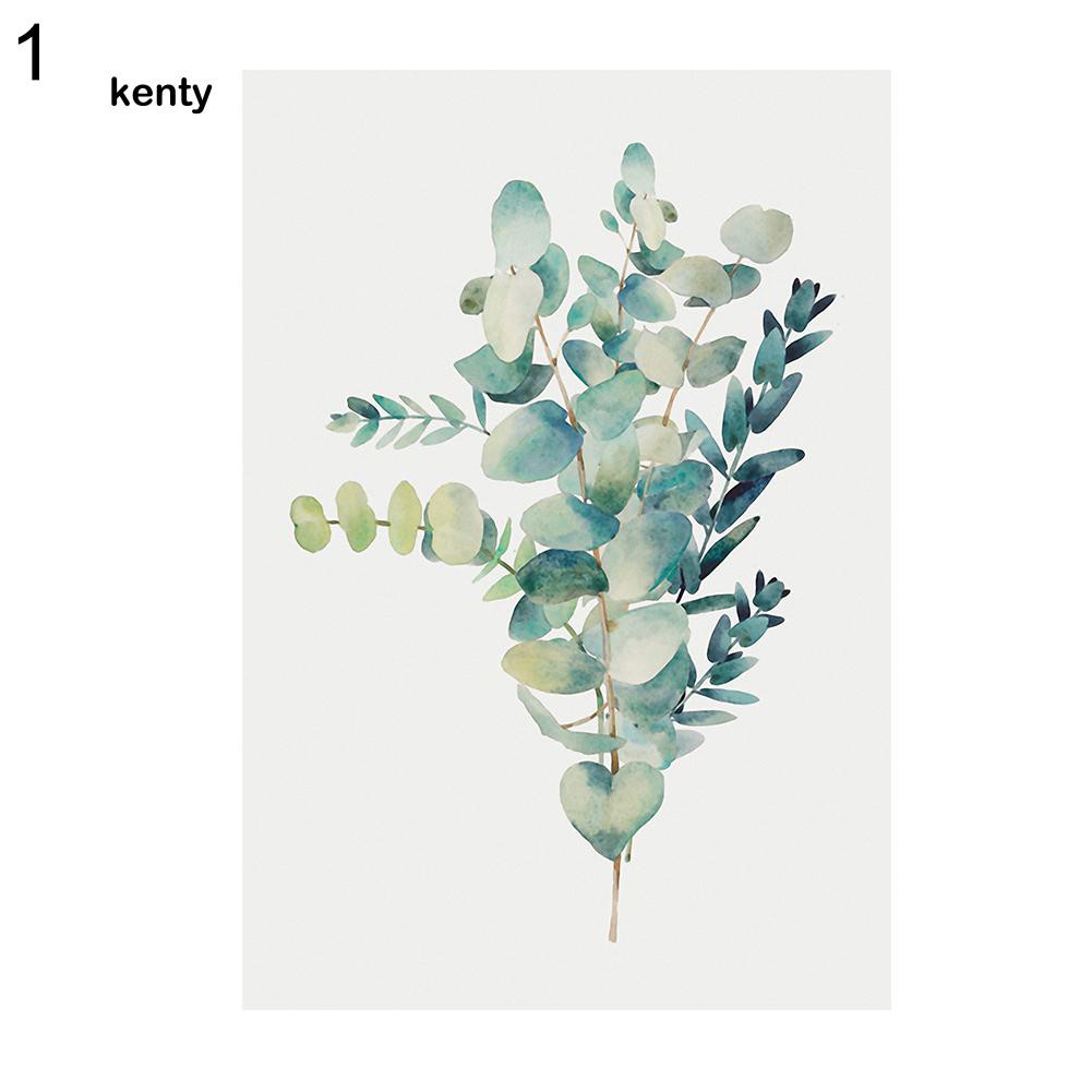 Tranh treo tường phong cách Bắc Âu vẽ hình hoa lá cổ điển | BigBuy360 - bigbuy360.vn