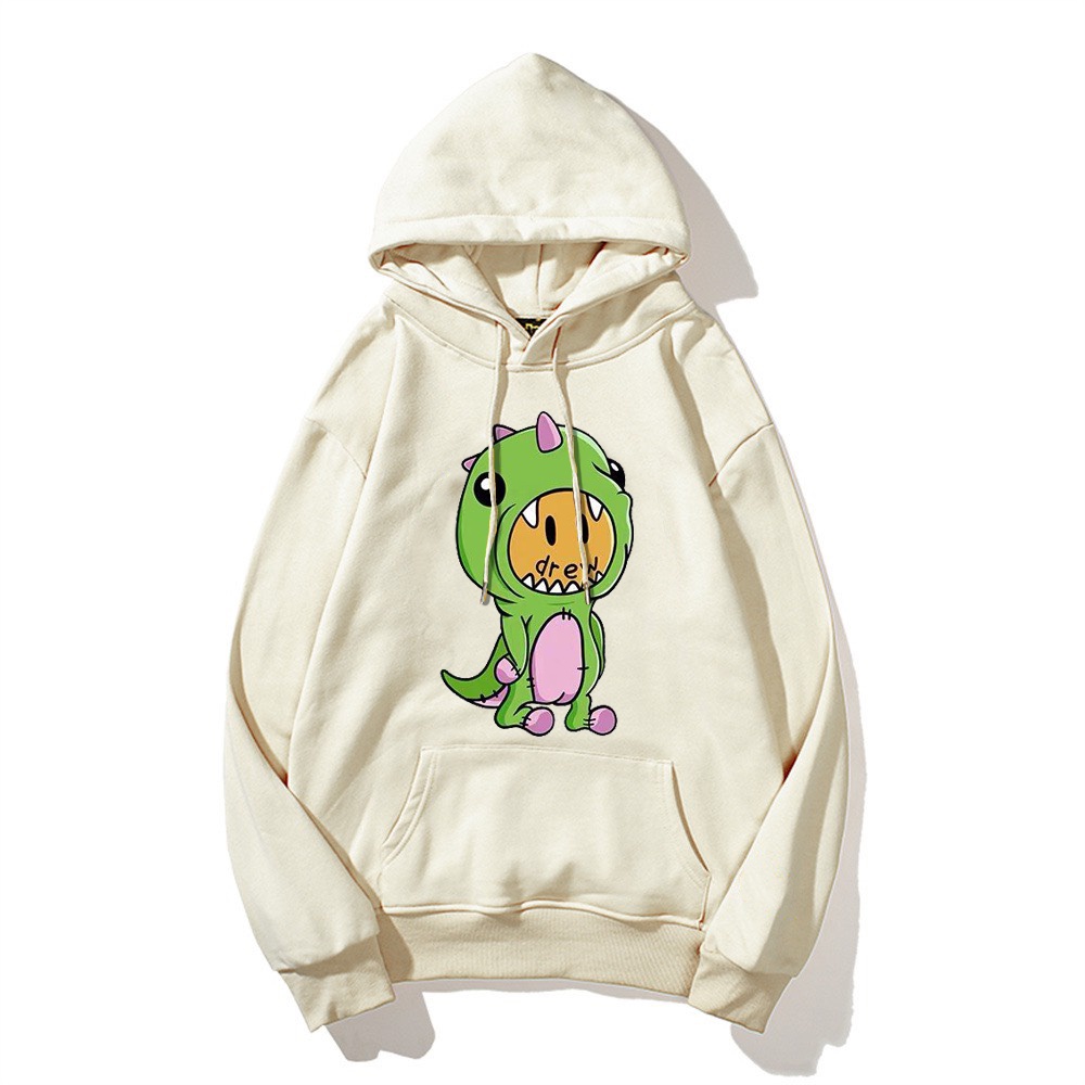 Áo Hoodie DR House Khủng Long , Áo Hoodie unisex nam nữ form rộng oversize Nỉ bông