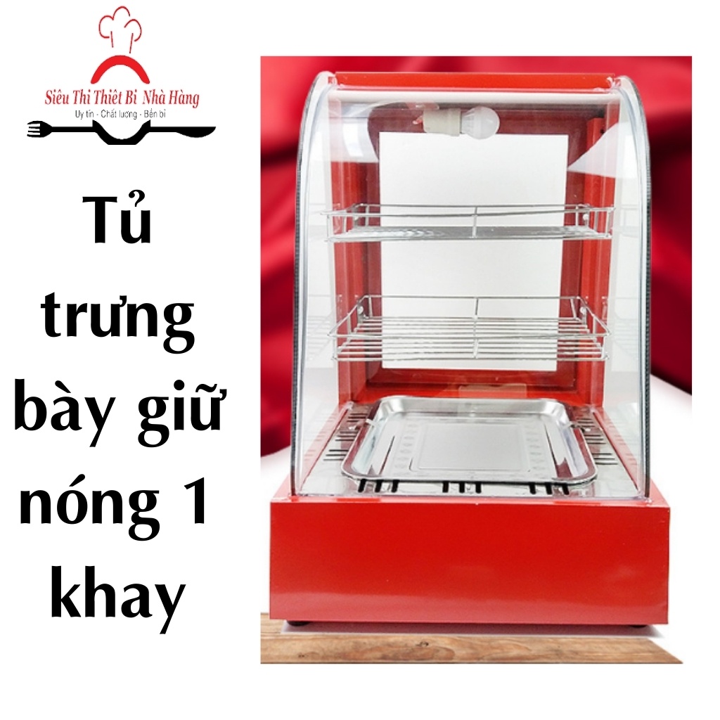 TỦ TRƯNG BÀY GIỮ NÓNG KFC,gà rán, khoai tây chiên_BẢO HÀNH CHÍNH HÃNG 12 tháng