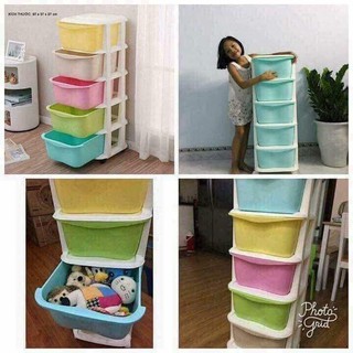Tủ nhựa nhiều màu 5 ngăn kéo Việt Nhật