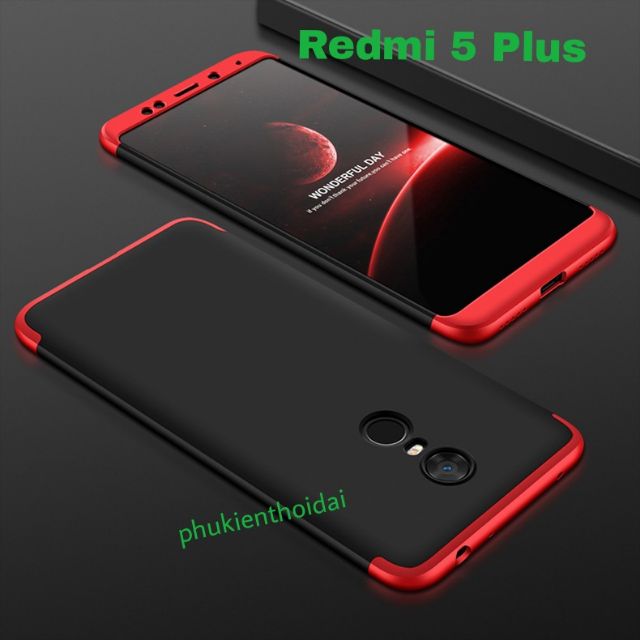 Xiaomi Redmi 5 Plus _ ốp lưng 360 hiệu Gkk cao cấp siêu mỏng