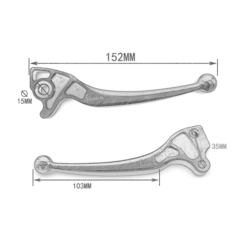 Cặp Tay Thắng 140mm Cho Xe Vespa S150 Lx150 Lxv150 Primavera 150 Sprint 150 2017 2018 2019