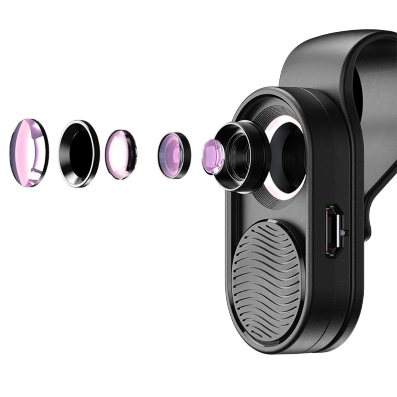 Ống kính phóng đại 100 lần H-D có đèn LED đa năng tinh tế cho điện thoại
 | BigBuy360 - bigbuy360.vn