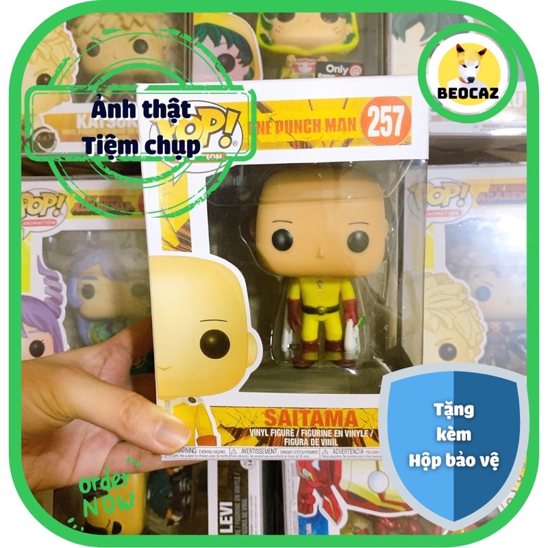 [Full Box Tặng Hộp Bảo Vệ] Mô hình Funko nội địa Trung dễ thương Saitama No.257 - One Punch Man Chỉ Một Cú Đấm