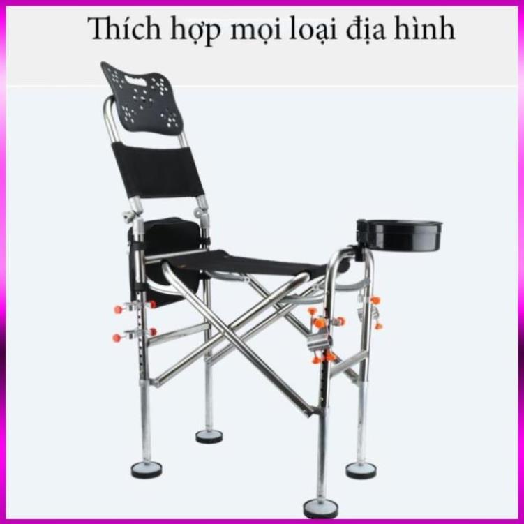 ⭐  Ghế Câu Đài Cá Chép - ghế câu cá địa hình full phụ kiện , ghế câu đa năng - Top1VN