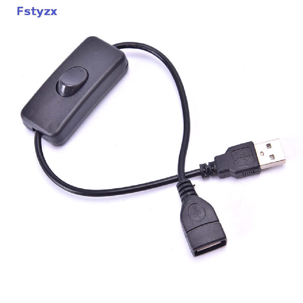 Cáp USB 28cm Có Công Tắc ON / OFF Mở Rộng Cho Quạt USB / Đèn